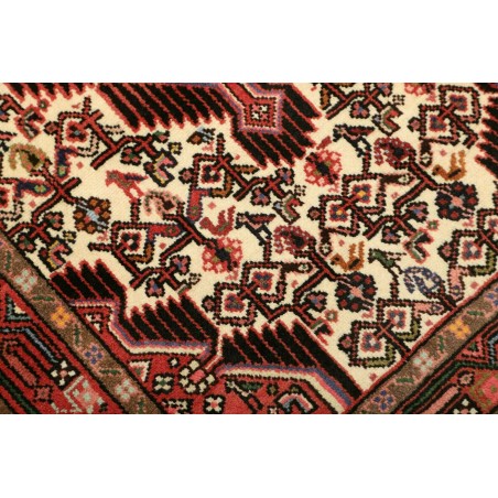Tappeto Hamadan Persia marrone giallo 77x125
