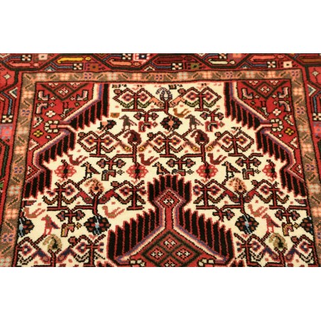 Tappeto Hamadan Persia marrone giallo 77x125