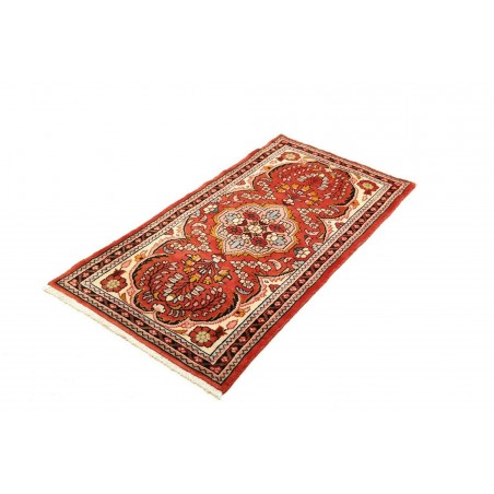 Tappeto Hamadan Persia marrone grigio 72x138