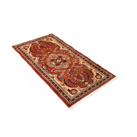 Tappeto Hamadan Persia marrone grigio 72x138