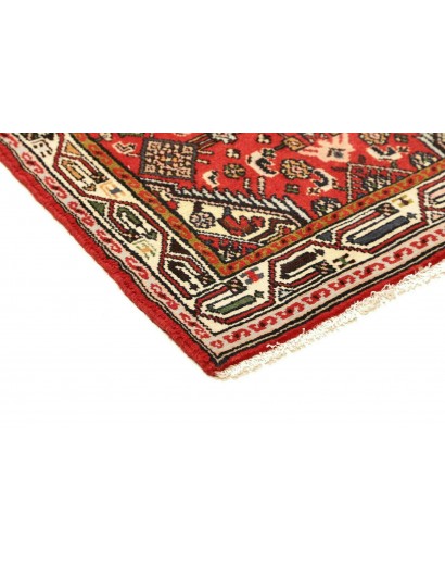 Tappeto Hamadan Persia marrone giallo 78x134