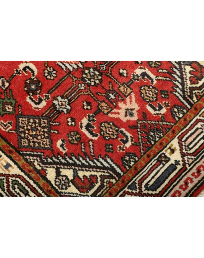 Tappeto Hamadan Persia marrone giallo 78x134