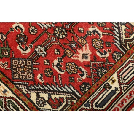 Tappeto Hamadan Persia marrone giallo 78x134