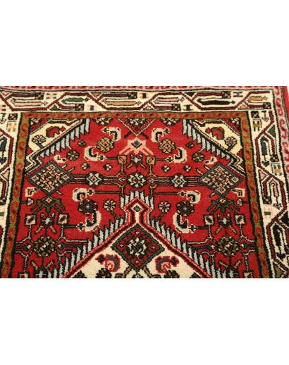 Tappeto Hamadan Persia marrone giallo 78x134