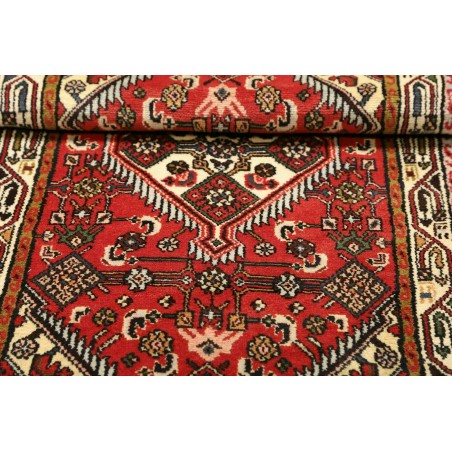 Tappeto Hamadan Persia marrone giallo 78x134