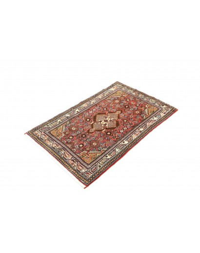 Tappeto Hamadan Persia azzurro grigio 78x122