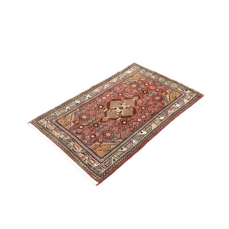 Tappeto Hamadan Persia azzurro grigio 78x122
