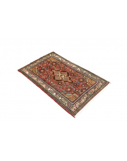 Tappeto Hamadan Persia azzurro grigio 78x122