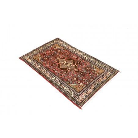 Tappeto Hamadan Persia azzurro grigio 78x122