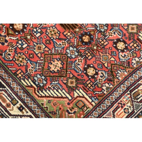 Tappeto Hamadan Persia azzurro grigio 78x122