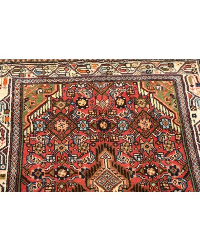 Tappeto Hamadan Persia azzurro grigio 78x122