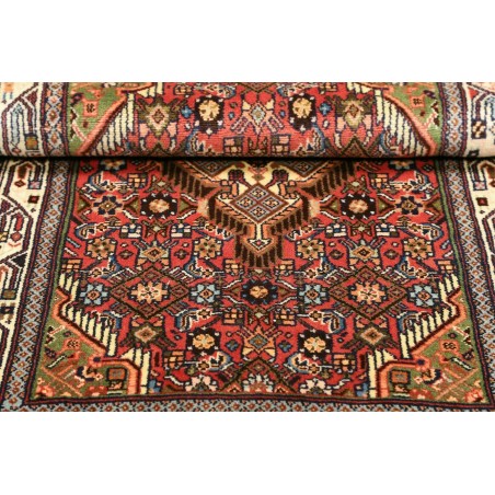 Tappeto Hamadan Persia azzurro grigio 78x122