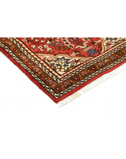 Tappeto Hamadan Persia marrone giallo 74x133