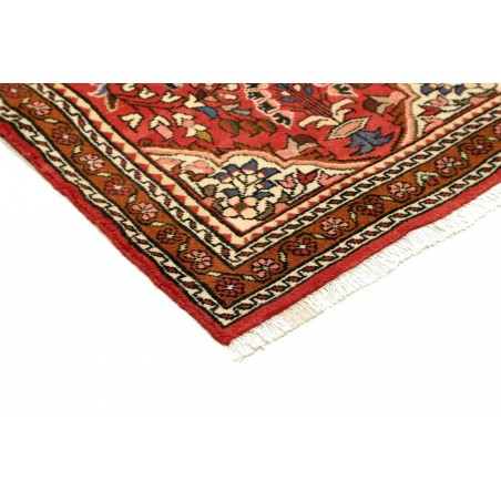 Tappeto Hamadan Persia marrone giallo 74x133