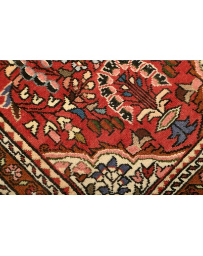 Tappeto Hamadan Persia marrone giallo 74x133