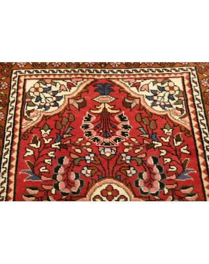 Tappeto Hamadan Persia marrone giallo 74x133