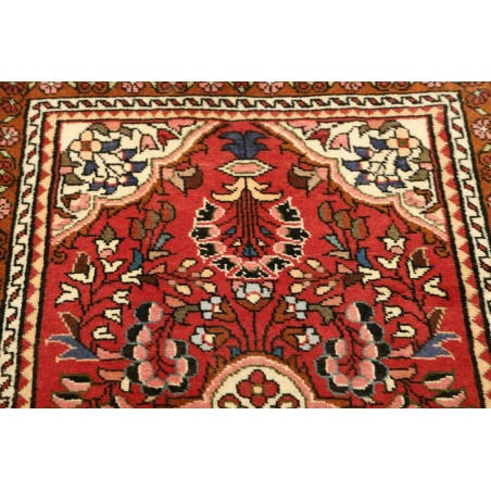 Tappeto Hamadan Persia marrone giallo 74x133