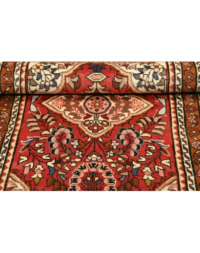 Tappeto Hamadan Persia marrone giallo 74x133