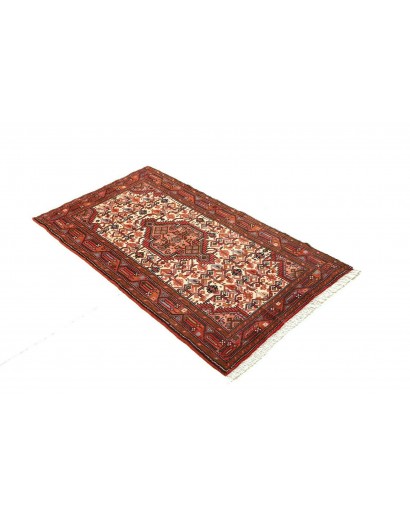 Tappeto Hamadan Persia marrone giallo 72x132