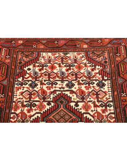 Tappeto Hamadan Persia marrone giallo 72x132