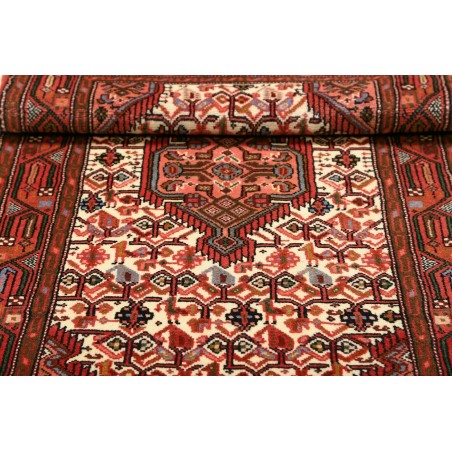 Tappeto Hamadan Persia marrone giallo 72x132