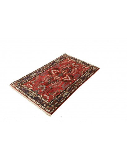 Tappeto Hamadan Persia grigio marrone 80x131