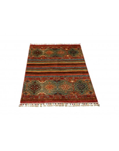 Tappeto Samarkand Pakistan marrone grigio 84x123