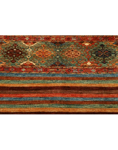 Tappeto Samarkand Pakistan marrone grigio 84x123