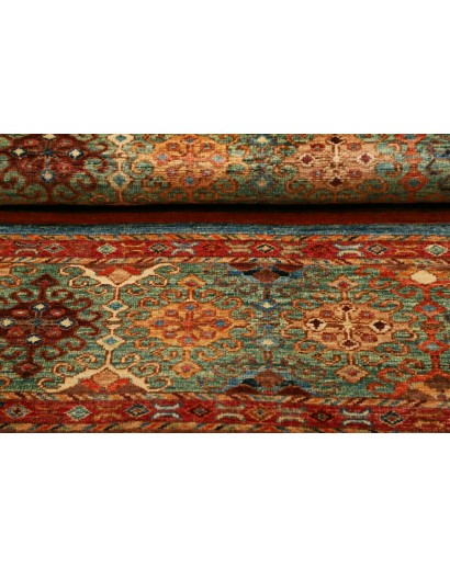 Tappeto Samarkand Pakistan marrone grigio 84x123