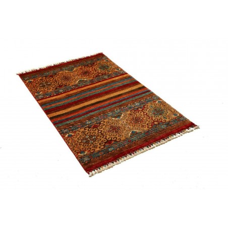 Tappeto Samarkand Pakistan marrone arancione 79x130