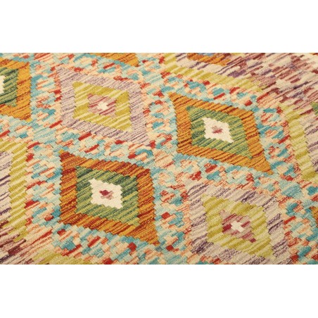 Tappeto Kilim Afghanistan marrone arancione 106x168