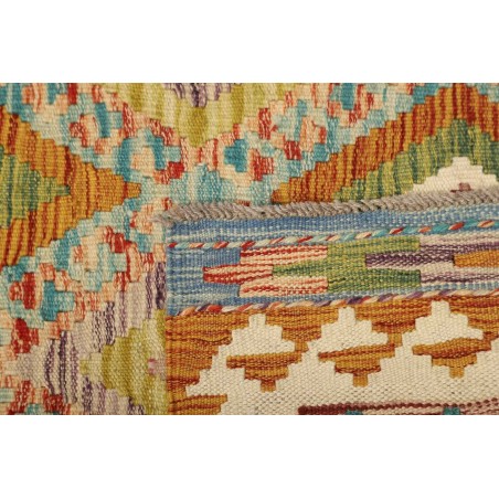Tappeto Kilim Afghanistan marrone arancione 106x168