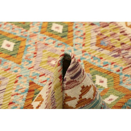 Tappeto Kilim Afghanistan marrone arancione 106x168