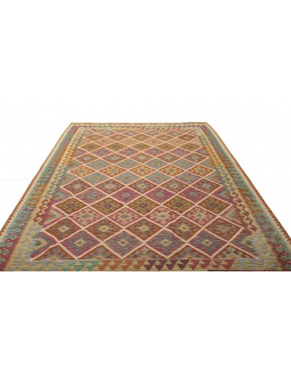 Tappeto Kilim Afghanistan marrone 200x298