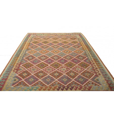 Tappeto Kilim Afghanistan marrone 200x298
