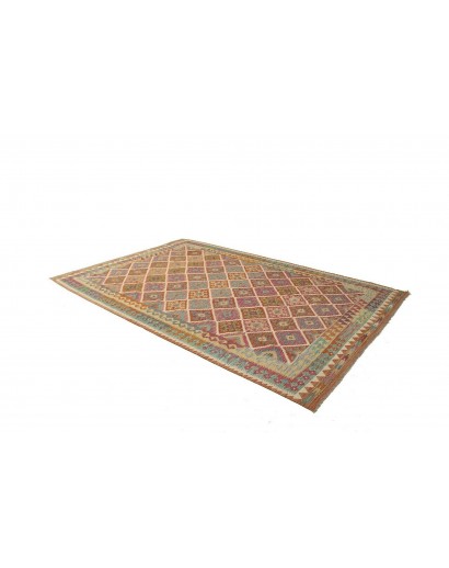 Tappeto Kilim Afghanistan marrone 200x298