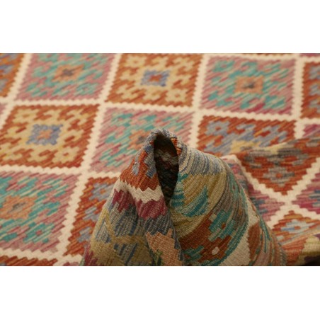 Tappeto Kilim Afghanistan marrone 200x298