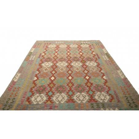 Tappeto Kilim Afghanistan marrone 203x295