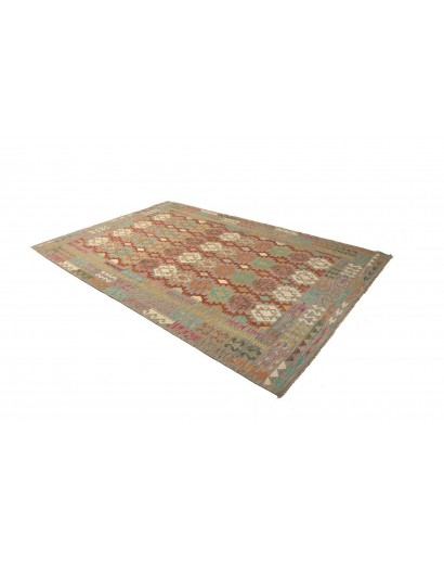 Tappeto Kilim Afghanistan marrone 203x295