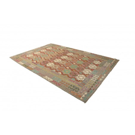 Tappeto Kilim Afghanistan marrone 203x295