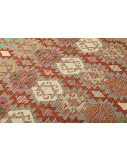 Tappeto Kilim Afghanistan marrone 203x295