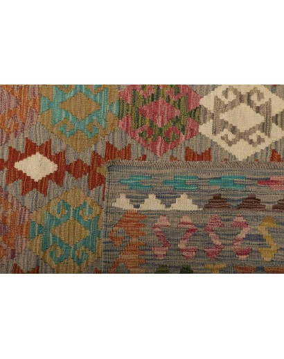 Tappeto Kilim Afghanistan marrone 203x295