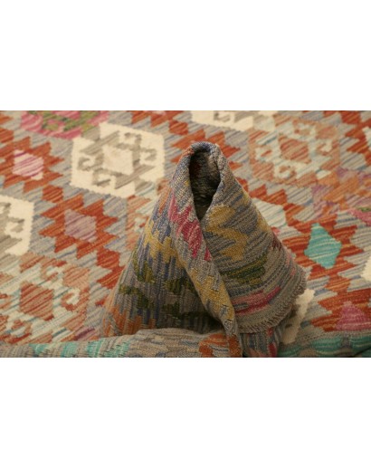 Tappeto Kilim Afghanistan marrone 203x295