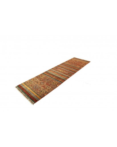 Tappeto Samarkand Pakistan marrone bianco 82x282
