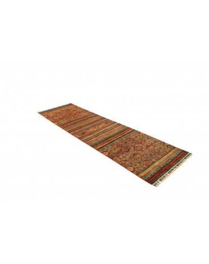 Tappeto Samarkand Pakistan marrone bianco 82x282