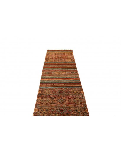 Tappeto Samarkand Pakistan marrone bianco 82x282