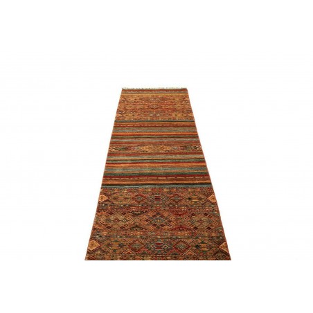 Tappeto Samarkand Pakistan marrone bianco 82x282
