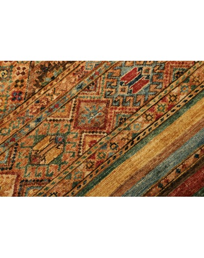 Tappeto Samarkand Pakistan marrone bianco 82x282