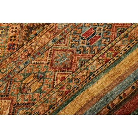 Tappeto Samarkand Pakistan marrone bianco 82x282