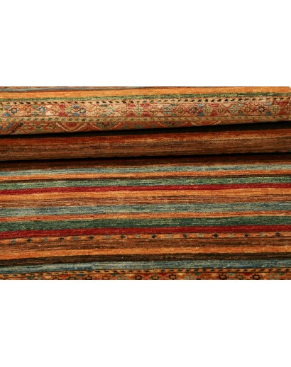 Tappeto Samarkand Pakistan marrone bianco 82x282